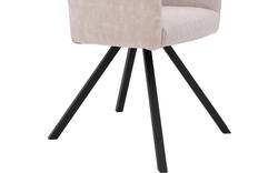 Goossens eetkamerstoel jesse beige stof - 8234500-{merk}-proefmodel-proefmodel-01